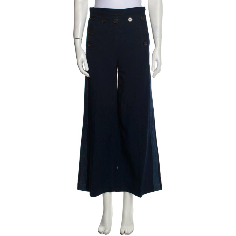 Derek Lam Navy Wide-Leg Women's Pants. Good condition